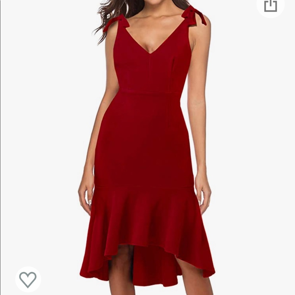 Red dress